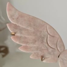Load image into Gallery viewer, Pink Amethyst Heart Wings
