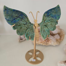 Load image into Gallery viewer, Azurite Malachite Butterfly Wings
