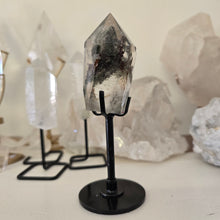 Load image into Gallery viewer, Garden Quartz Points on Stand
