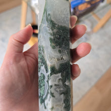 Load image into Gallery viewer, Moss Agate Tower
