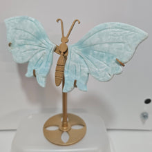 Load image into Gallery viewer, Blue Aragonite Butterfly Wings
