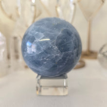 Load image into Gallery viewer, Blue Calcite Sphere
