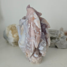 Load image into Gallery viewer, Flower Agate and Amethyst Dragon
