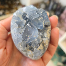 Load image into Gallery viewer, Celestite Cluster Egg
