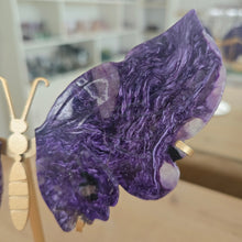Load image into Gallery viewer, Charoite Wings - Rare
