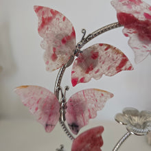 Load image into Gallery viewer, Rhodonite Butterfly Set
