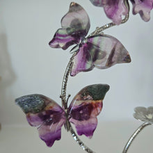 Load image into Gallery viewer, Rainbow Fluorite Butterfly Set
