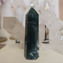 Load image into Gallery viewer, Moss Agate Tower
