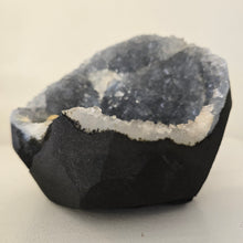 Load image into Gallery viewer, Blue Chalcedony with Mordenite and Calcite
