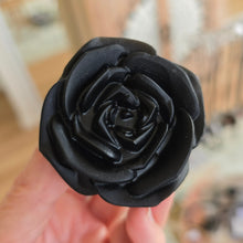 Load image into Gallery viewer, Black Obsidian Rose - Spinning Stand
