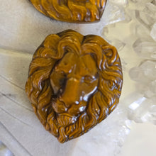 Load image into Gallery viewer, Tiger&#39;s Eye Lion Heads
