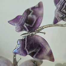 Load image into Gallery viewer, Chevron Amethyst Butterfly Set
