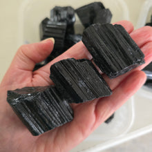 Load image into Gallery viewer, Black Tourmaline Raw Chunk - 2 cm
