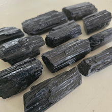 Load image into Gallery viewer, Black Tourmaline Raw Chunk - 5 cm
