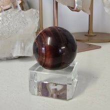 Load image into Gallery viewer, Red Tiger&#39;s Eye Sphere
