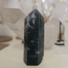 Load image into Gallery viewer, Moss Agate Tower
