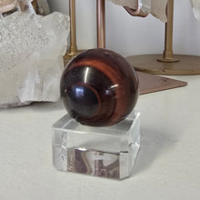 Load image into Gallery viewer, Red Tiger&#39;s Eye Sphere
