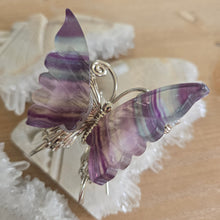 Load image into Gallery viewer, Rainbow Fluorite Butterfly
