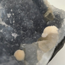 Load image into Gallery viewer, Blue Chalcedony with Mordenite and Calcite
