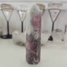Load image into Gallery viewer, Pink Tourmaline Quartz Tower

