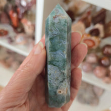 Load image into Gallery viewer, Moss Agate Tower
