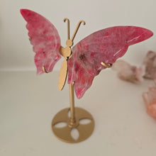 Load image into Gallery viewer, Rhodonite in Quartz Butterfly Wings
