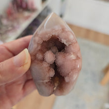 Load image into Gallery viewer, Pink Amethyst Flame with Stand
