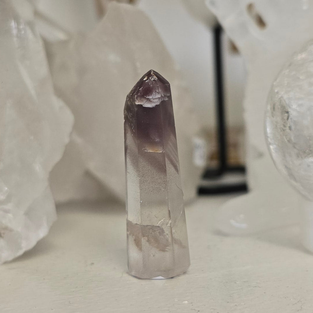 Pink Lithium Quartz Tower