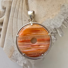 Load image into Gallery viewer, Carnelian Sterling Silver Pendant
