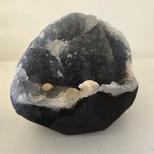 Load image into Gallery viewer, Blue Chalcedony with Mordenite and Calcite
