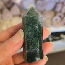 Load image into Gallery viewer, Moss Agate Tower
