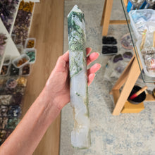 Load image into Gallery viewer, Moss Agate Tower
