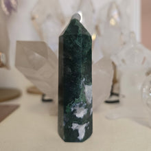 Load image into Gallery viewer, Moss Agate Tower
