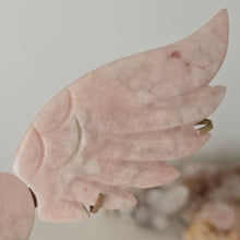Load image into Gallery viewer, Pink Amethyst Heart Wings
