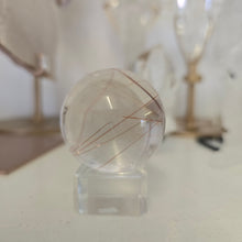 Load image into Gallery viewer, Rutile Quartz Sphere - Copper
