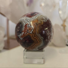 Load image into Gallery viewer, Mexican Crazy Lace Agate Sphere
