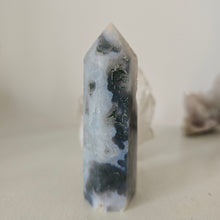 Load image into Gallery viewer, Moss Agate Tower
