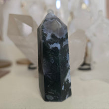 Load image into Gallery viewer, Moss Agate Tower
