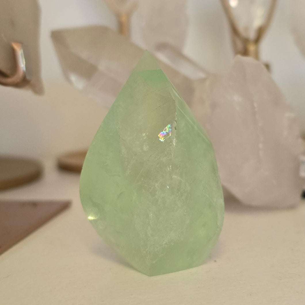 Green Fluorite Flame