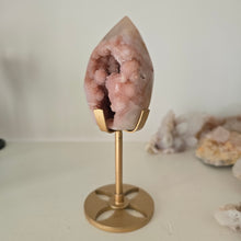 Load image into Gallery viewer, Pink Amethyst Flame with Stand
