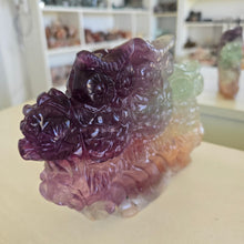 Load image into Gallery viewer, Rainbow Fluorite Owls
