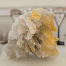 Load image into Gallery viewer, Quartz Cluster Stone Skull
