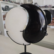 Load image into Gallery viewer, Black Obsidian and White Jade- Yin-yang
