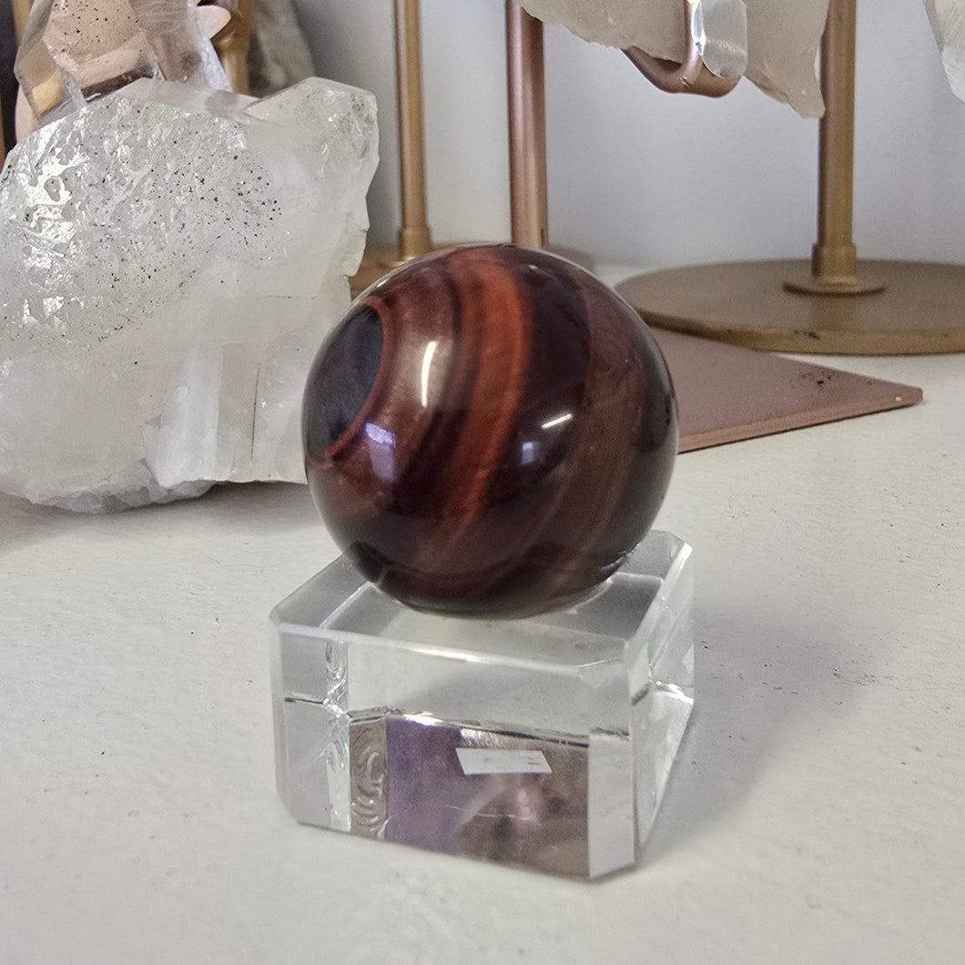 Red Tiger's Eye Sphere