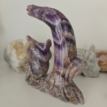 Load image into Gallery viewer, Chevron Amethyst Owl Tree Branch
