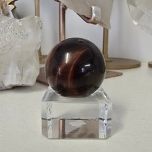 Load image into Gallery viewer, Red Tiger&#39;s Eye Sphere
