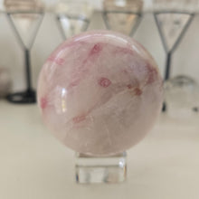 Load image into Gallery viewer, Pink Tourmaline Sphere
