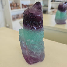 Load image into Gallery viewer, Rainbow Fluorite Owl
