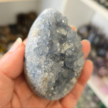 Load image into Gallery viewer, Celestite Cluster Egg
