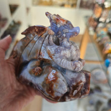 Load image into Gallery viewer, Flower Agate Dragon
